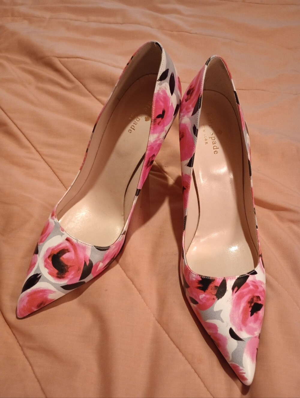 Kate Spade Floral Heels